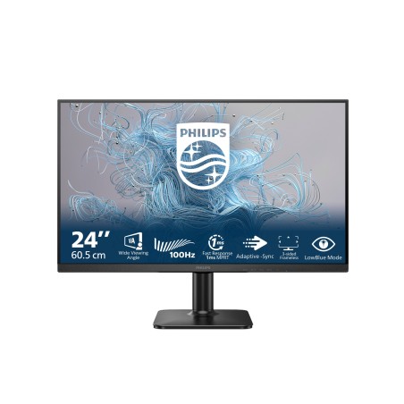 Philips 1000 series 24E2N1100LB 00 écran plat de PC 60,5 cm (23.8") 1920 x 1080 pixels Full HD LCD Noir