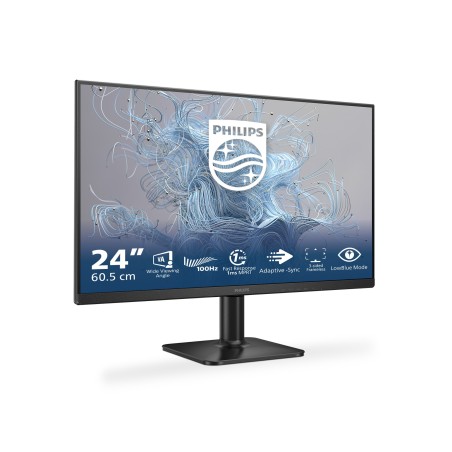 Philips 1000 series 24E2N1100LB/00 écran plat de PC 60,5 cm (23.8") 1920 x 1080 pixels Full HD LCD Noir