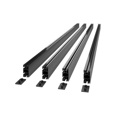 APC Confinement NetShelter - Profilé d'assemblage recoupable - 2536mm - lot de 4 - noir - Professionnels