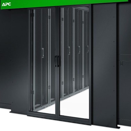 APC Confinement NetShelter - Double portes coulissantes noires - Professionnels