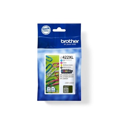 Brother LC422XLVAL - Pack de cartouches d'encre originales pour