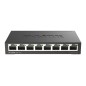 D-Link DGS-108 Non-géré L2 Gigabit Ethernet (10/100/1000) Noir