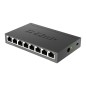 D-Link DGS-108 Non-géré L2 Gigabit Ethernet (10/100/1000) Noir