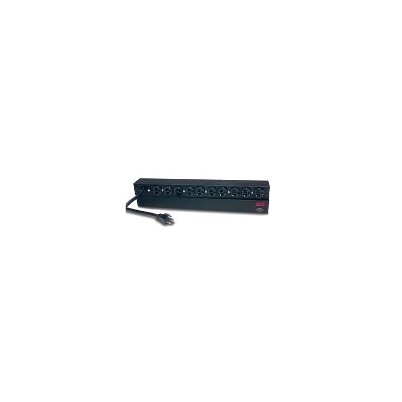 APC Rack PDU, Basic, 1U, 20A, 120V unité de distribution d'énergie Noir APC Rack PDU, Basic, 1U, 20A, 120V unité de distribution d'énergie Noir