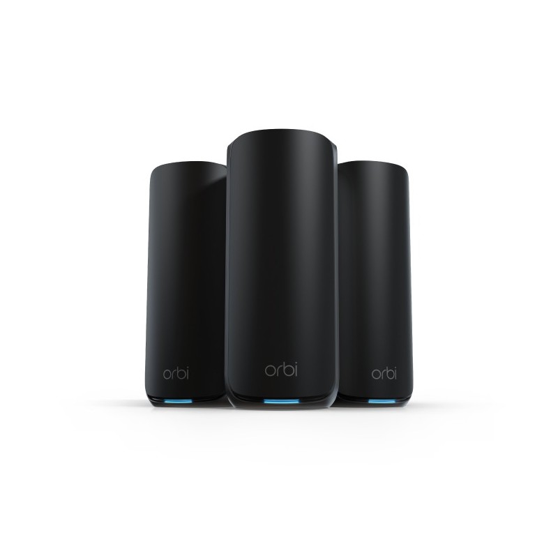 NETGEAR Orbi 870 Tri-bande (2,4 GHz / 5 GHz / 6 GHz) Wi-Fi 7 (802.11be) Noir 4 Interne NETGEAR Orbi 870 Tri-bande (2,4 GHz / 5 GHz / 6 GHz) Wi-Fi 7 (802.11be) Noir 4 Interne
