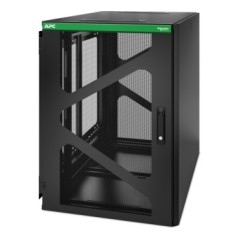 APC NetShelter WX AR118SM - Armoire de brassage murale 19 pouces, 18U HE, profondeur 800 mm, montage latéral, montée