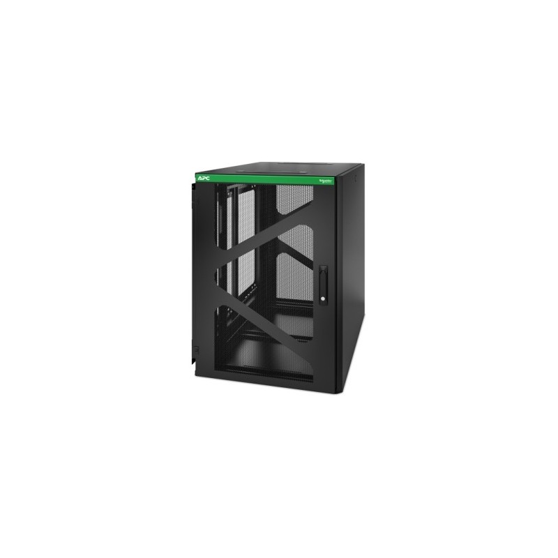 APC NetShelter WX AR118SM - Armoire de brassage murale 19 pouces, 18U/HE, profondeur 800 mm, montage latéral, montée