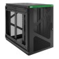 APC NetShelter WX AR118SM - Armoire de brassage murale 19 pouces, 18U/HE, profondeur 800 mm, montage latéral, montée