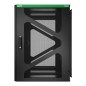 APC NetShelter WX AR118SM - Armoire de brassage murale 19 pouces, 18U/HE, profondeur 800 mm, montage latéral, montée