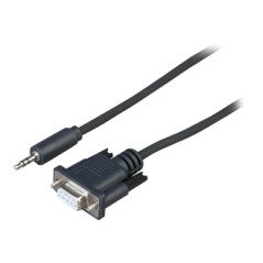 0.5m RS232C jack cbl FW/L W & XD series