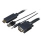 1m VGA to HDMI cable converter w USB pwr 1m VGA to HDMI cable converter w USB pwr