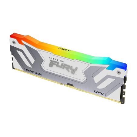 Kingston Technology FURY 24Go 8400MT/s DDR5 CL40 CUDIMM Renegade RGB Blanc XMP