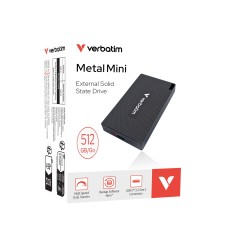 Verbatim 32030 lecteur à circuits intégrés externe 512 Go USB Type-C USB 3.2 Gen 2x2 Gris