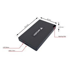 Verbatim 32030 lecteur à circuits intégrés externe 512 Go USB Type-C USB 3.2 Gen 2x2 Gris