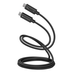 Targus HDTB4AC2GL câble USB USB4 Gen 3x2 2 m USB C 40 Gbit s 100 W Noir