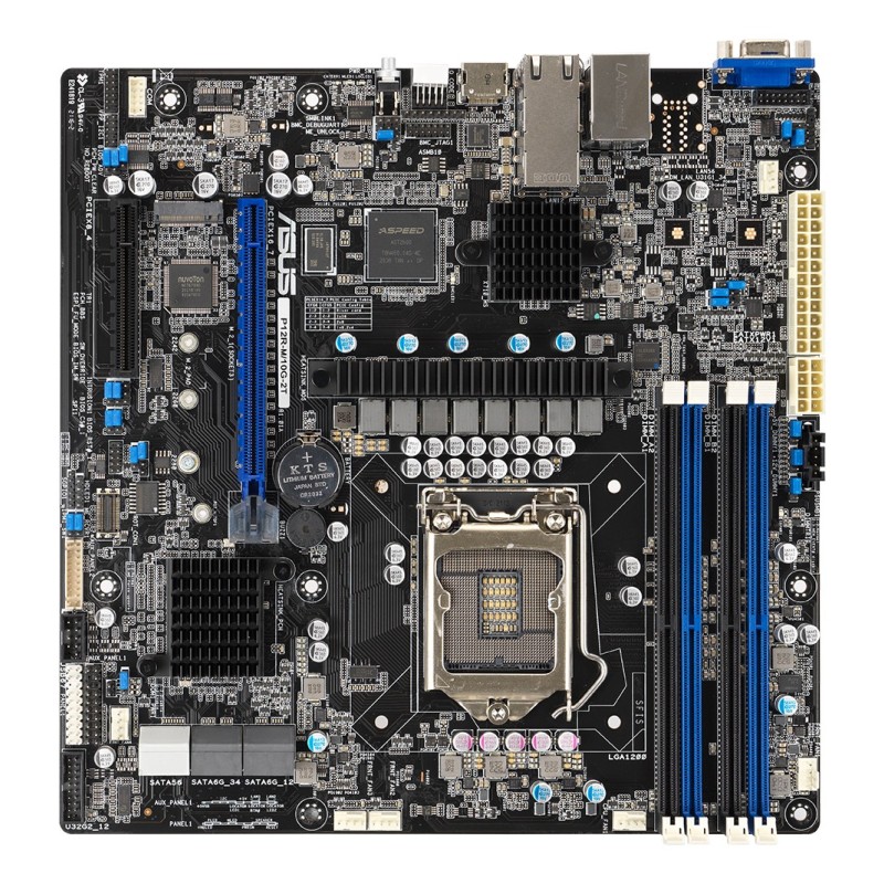 ASUS P12R-M/10G-2T Intel C252 LGA 1200 (Socket H5) micro ATX ASUS P12R-M/10G-2T Intel C252 LGA 1200 (Socket H5) micro ATX