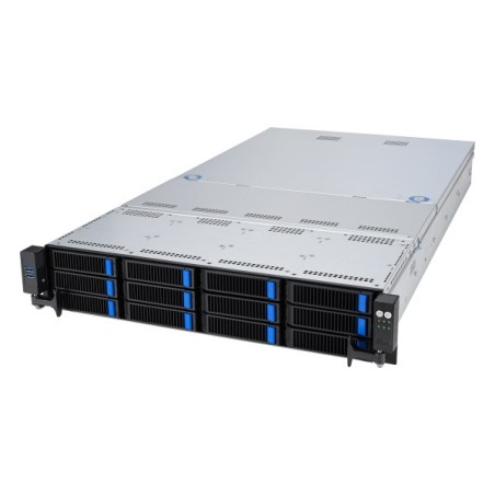 ASUS RS520A-E12-RS12U Socket SP5 Rack (2 U) Noir, Acier