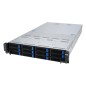 ASUS RS520A-E12-RS12U Socket SP5 Rack (2 U) Noir, Acier