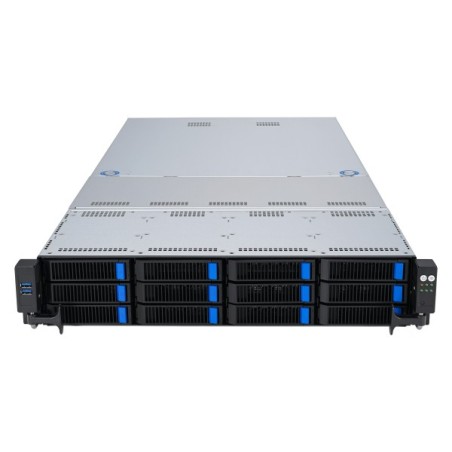 ASUS RS520A-E12-RS12U Socket SP5 Rack (2 U) Noir, Acier