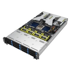 ASUS RS520A-E12-RS12U Socket SP5 Rack (2 U) Noir, Acier