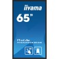 iiyama TF6539AS-B1AG Écran d'affichage dynamique En forme de kiosk 163,8 cm (64.5") LED 435 cd/m² 4K Ultra HD Noir Écran