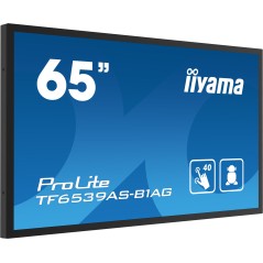 iiyama TF6539AS-B1AG Écran d'affichage dynamique En forme de kiosk 163,8 cm (64.5") LED 435 cd m² 4K Ultra HD Noir Écran