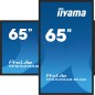 iiyama TF6539AS-B1AG Écran d'affichage dynamique En forme de kiosk 163,8 cm (64.5") LED 435 cd/m² 4K Ultra HD Noir Écran