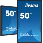iiyama TF5039AS-B1AG écran plat de PC 125,7 cm (49.5") 3840 x 2160 pixels 4K Ultra HD LED Écran tactile Noir iiyama TF5039AS-B1AG écran plat de PC 125,7 cm (49.5") 3840 x 2160 pixels 4K Ultra HD LED Écran tactile Noir