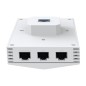 TP-Link Festa F65-Wall 3000 Mbit/s Blanc Connexion Ethernet, supportant l'alimentation via ce port (PoE) TP-Link Festa F65-Wall 3000 Mbit/s Blanc Connexion Ethernet, supportant l'alimentation via ce port (PoE)