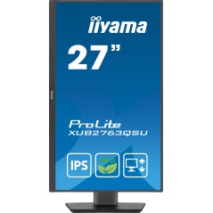 iiyama ProLite XUB2763QSU-B1 écran plat de PC 68,6 cm (27") 2560 x 1440 pixels Quad HD LED Noir