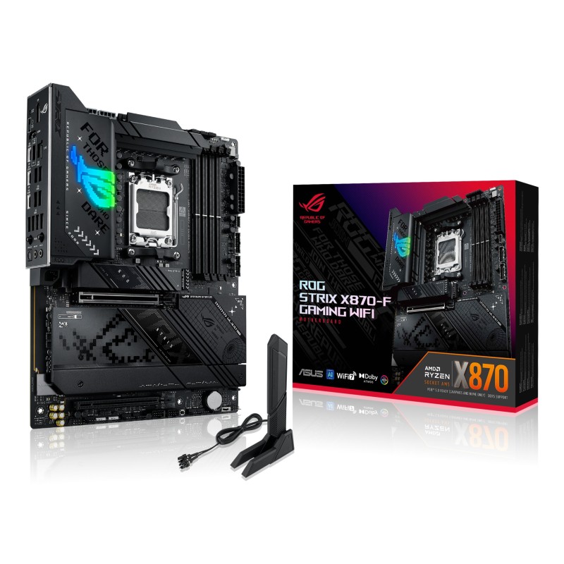 ASUS ROG STRIX X870-F GAMING WIFI AMD X870 Emplacement AM5 ATX ASUS ROG STRIX X870-F GAMING WIFI AMD X870 Emplacement AM5 ATX