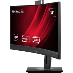 Viewsonic VG3457CV écran plat de PC 86,4 cm (34") 3440 x 1440 pixels UltraWide Quad HD LED Noir