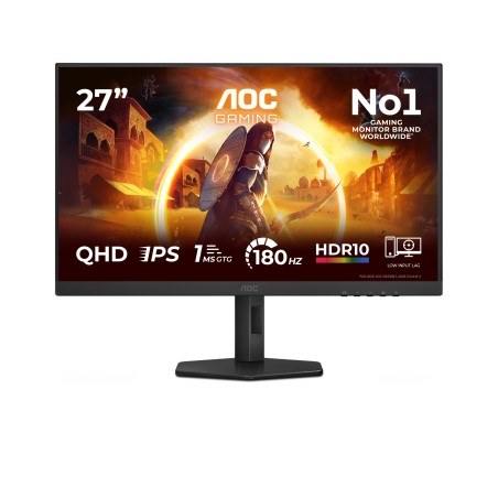 AOC G4 Q27G4XFAD écran plat de PC 68,6 cm (27") 2560 x 1440 pixels Noir, Gris