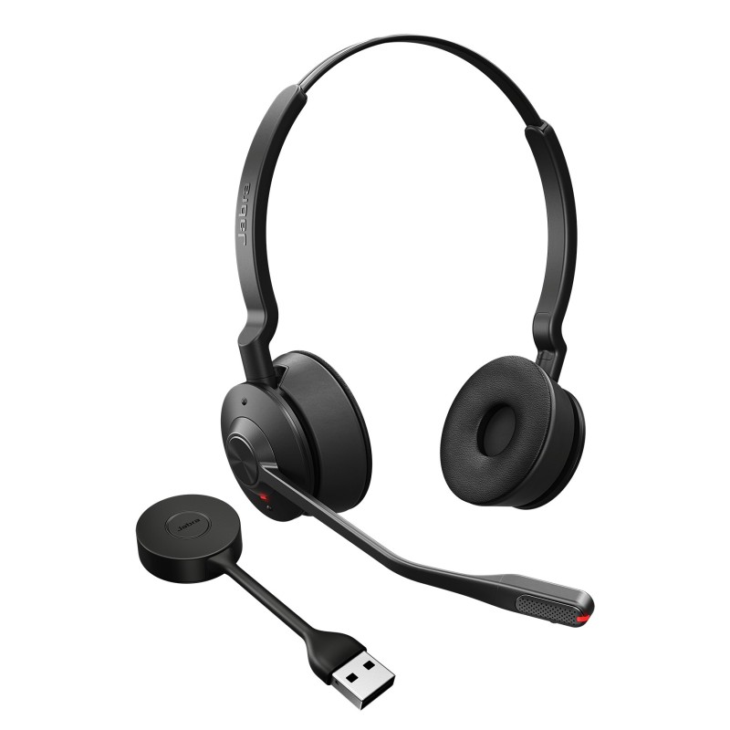 Jabra Engage 55 SE Casque Sans fil Arceau Bureau/Centre d'appels Noir Jabra Engage 55 SE Casque Sans fil Arceau Bureau/Centre d'appels Noir