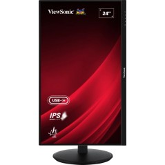 Viewsonic VG Series VG2409-MHDU-2 écran plat de PC 60,5 cm (23.8") 1920 x 1080 pixels Full HD LED Noir