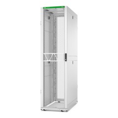 APC Rack Netshelter SX Server, 2e génération, 48U, 2 258H x 600L x 1 200D mm, avec panneaux latéraux, blanc