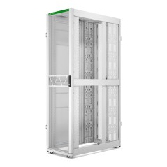 APC Rack Netshelter SX Server, 2e génération, 48U, 2 258H x 600L x 1 200D mm, avec panneaux latéraux, blanc