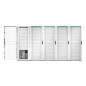 APC Rack Netshelter SX Server, 2e génération, 42U, 1 991H x 750L x 1 200D mm, avec panneaux latéraux, blanc APC Rack Netshelter SX Server, 2e génération, 42U, 1 991H x 750L x 1 200D mm, avec panneaux latéraux, blanc