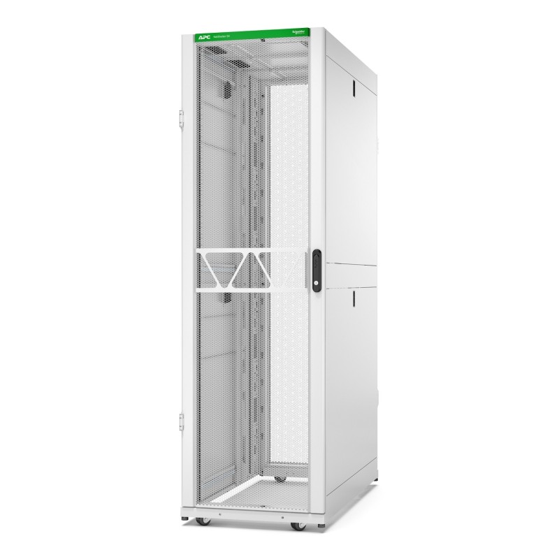 APC Rack Netshelter SX Server, 2e génération, 42U, 1 991H x 600L x 1 200D mm, avec panneaux latéraux, blanc APC Rack Netshelter SX Server, 2e génération, 42U, 1 991H x 600L x 1 200D mm, avec panneaux latéraux, blanc