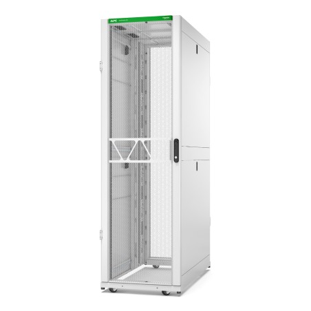 APC Rack Netshelter SX Server, 2e génération, 42U, 1 991H x 600L x 1 200D mm, avec panneaux latéraux, blanc