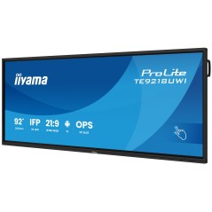 iiyama TE9218UWI-B1AG Écran d'affichage dynamique En forme de kiosk 2,32 m (91.5") LED Wifi 500 cd m² 5K Ultra HD Noir Écran