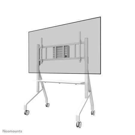 Neomounts FL50-575WH1 Support au sol mobile pour écran 65-115" - installation rapide - TÜV