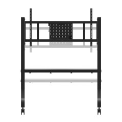 Neomounts FL50-575BL1 Support au sol mobile pour écran 65-115" - installation rapide - TÜV