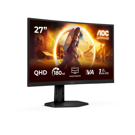 AOC G4 CQ27G4X écran plat de PC 68,6 cm (27") 2560 x 1440 pixels Quad HD LCD Noir
