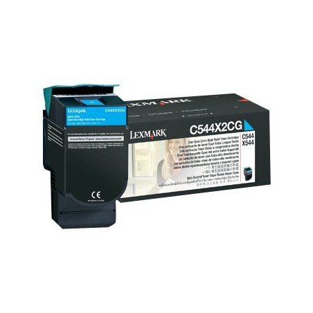 Toner Cyan High Yield f C544/X544
