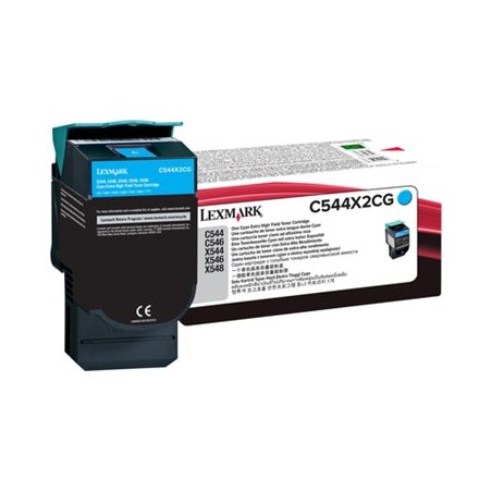 Toner Cyan High Yield f C544/X544