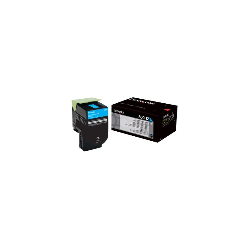 800H2 Cyan High Yield Toner Cartridge 800H2 Cyan High Yield Toner Cartridge