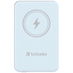 Verbatim Charge 'n' Go Lithium Polymère (LiPo) 5000 mAh Recharge sans fil Bleu