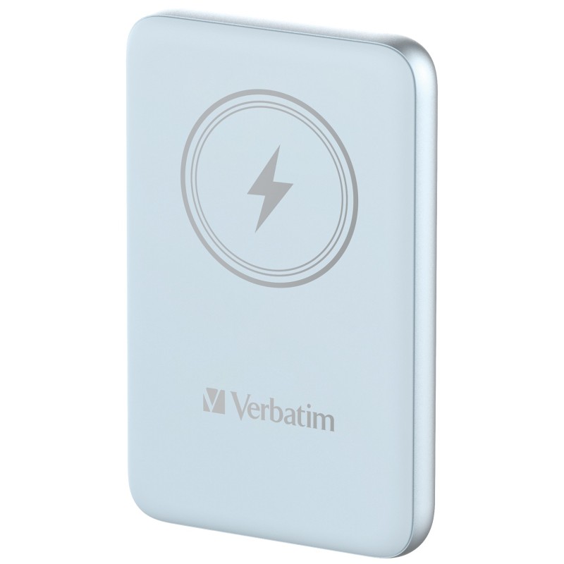 Verbatim Charge 'n' Go Lithium Polymère (LiPo) 10000 mAh Recharge sans fil Bleu