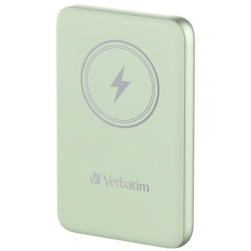 Verbatim Charge 'n' Go Lithium Polymère (LiPo) 10000 mAh Recharge sans fil Vert